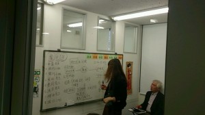 ビジネス中国語　レッスン風景①